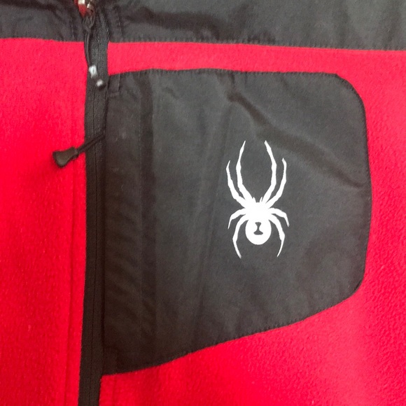Kids Spyder fleece jacket. Size XL. - Picture 2 of 7